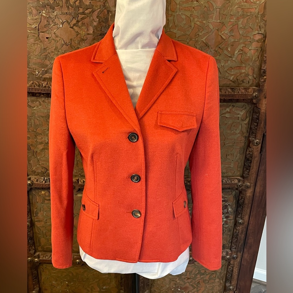 Akris Orange Blazer